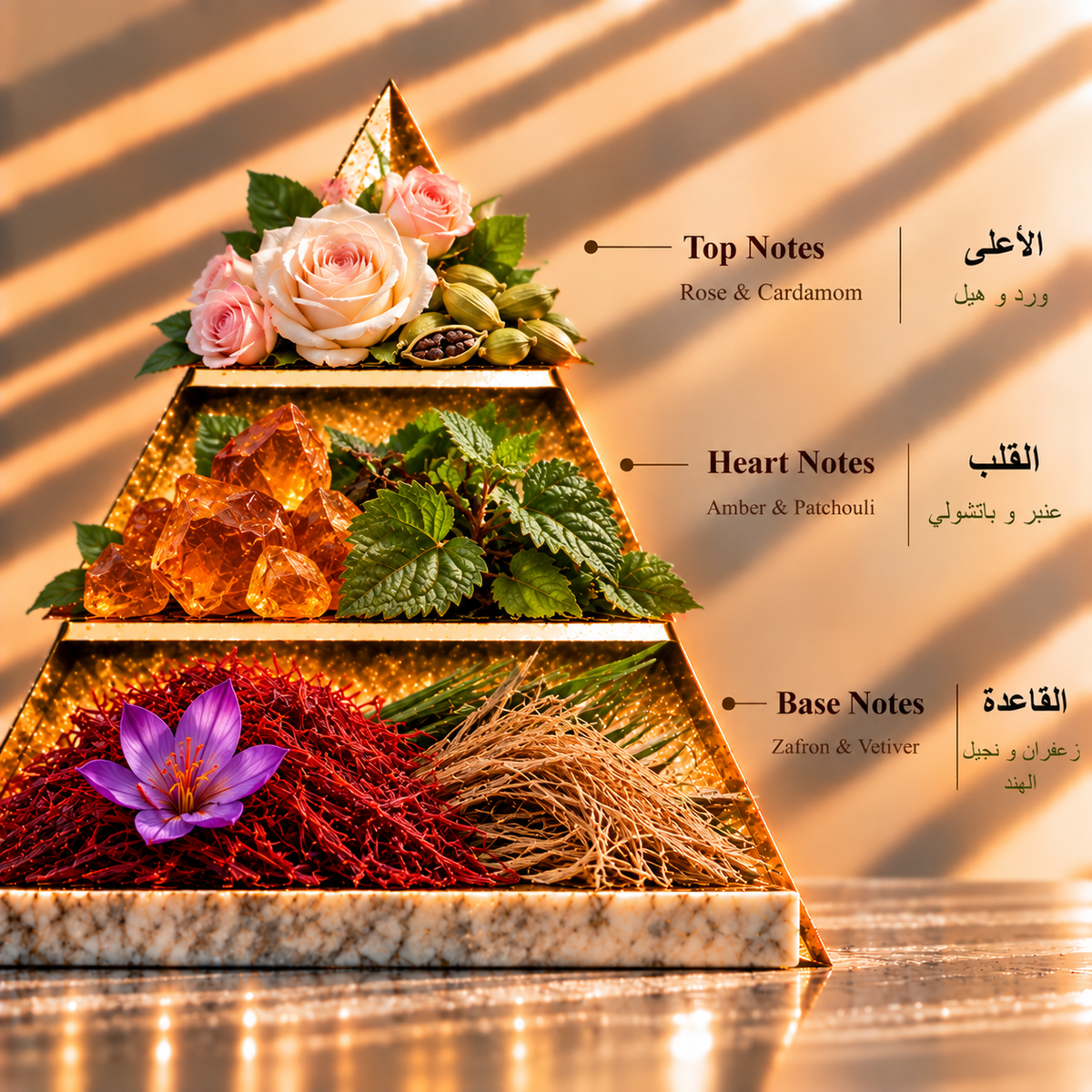 Fragrance pyramid / الهرم العطري — Mamool Manzil Al Malaki 120 Grams