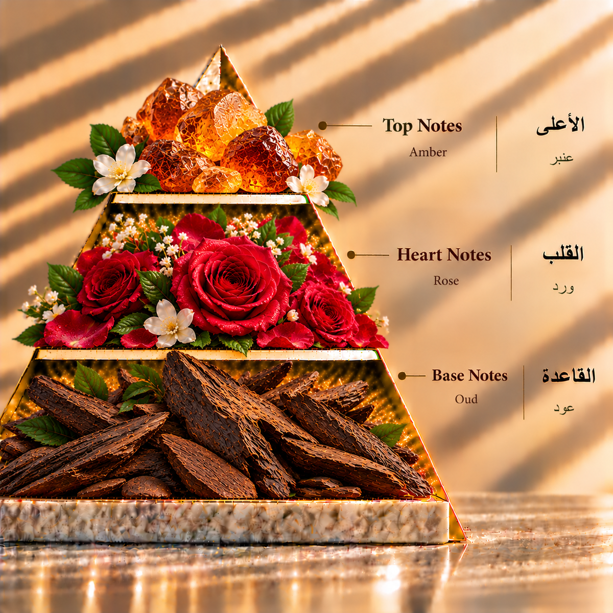 Fragrance pyramid / الهرم العطري — Tabahy