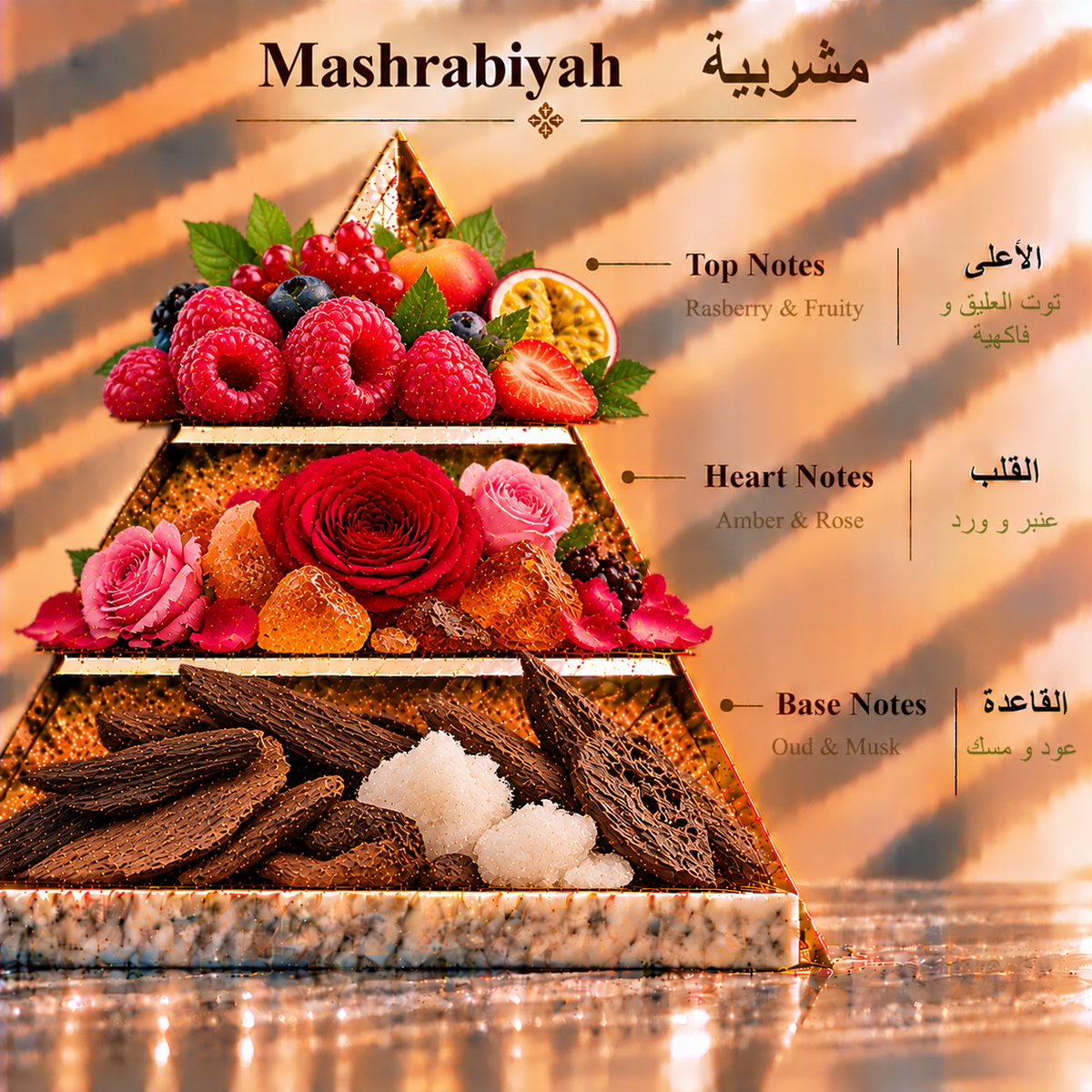 Fragrance pyramid / الهرم العطري — Mashrabiyah