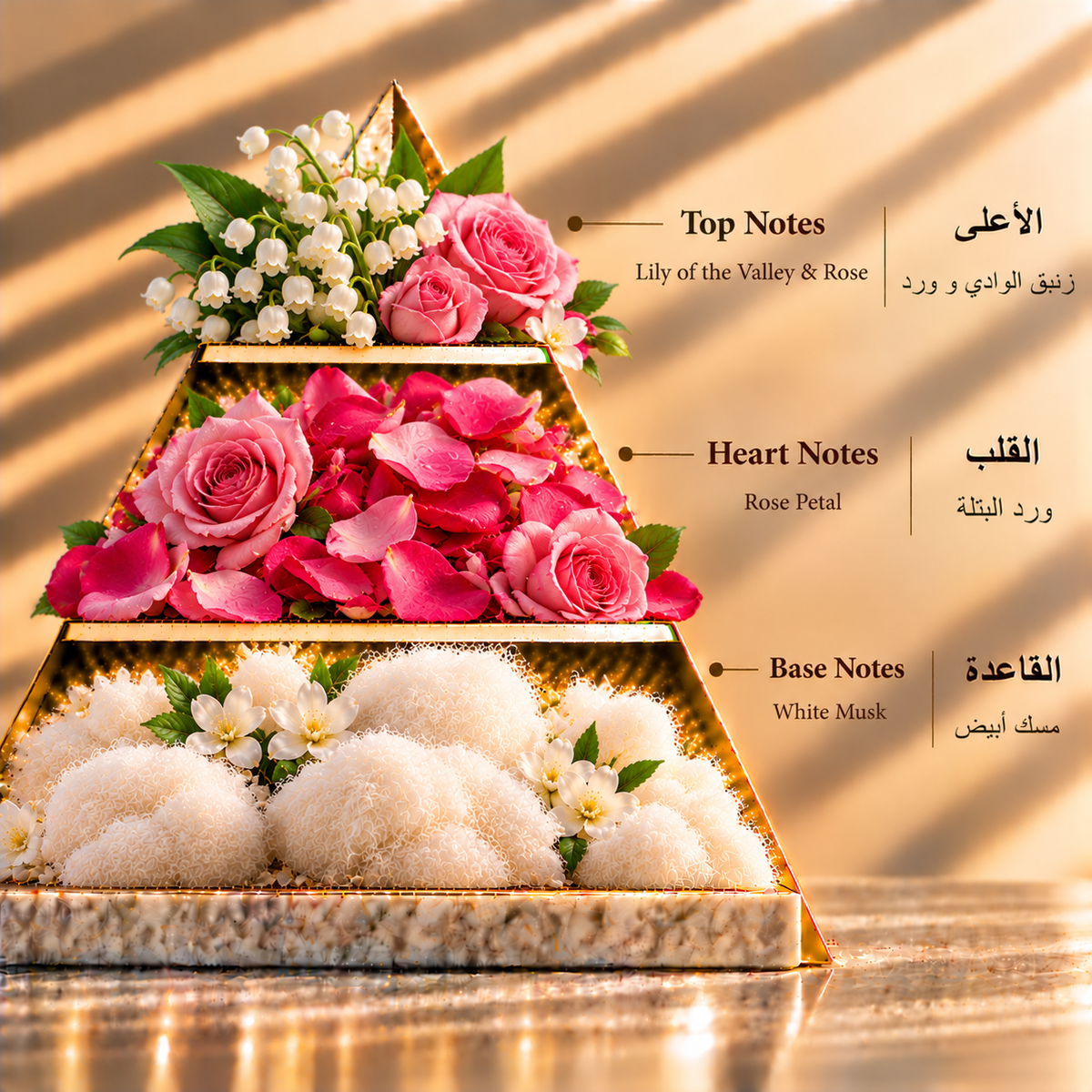 Fragrance pyramid / الهرم العطري — Soliatire