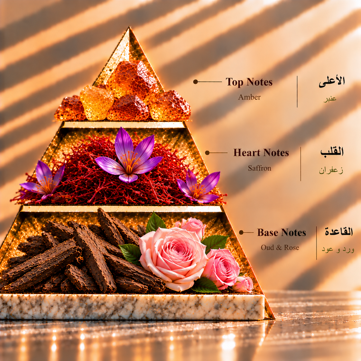 Fragrance pyramid / الهرم العطري — Tuhfat Al Mamool - Arabic Bakhoor 24 Grams
