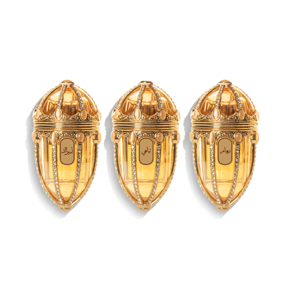 Table Set - For him and her - Perfume Oil - Junaid Perfumes - Oman